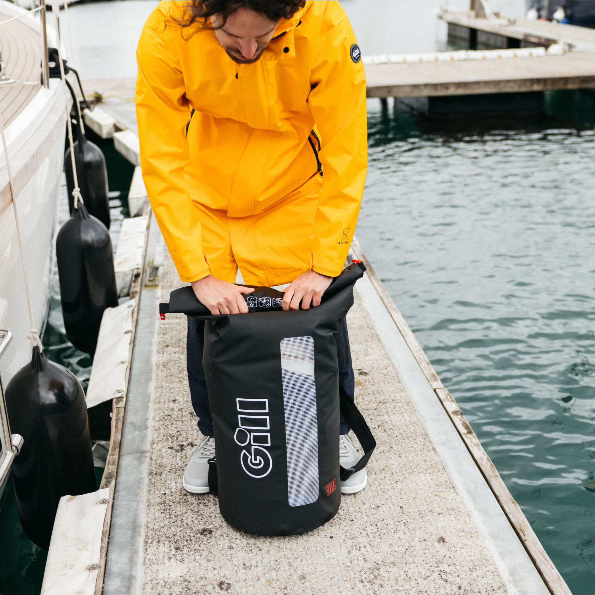 2026 Gill Voyager Dry Taske 50L L109 - Black